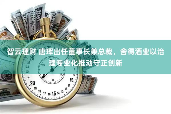 智云理财 唐珲出任董事长兼总裁，舍得酒业以治理专业化推动守正创新